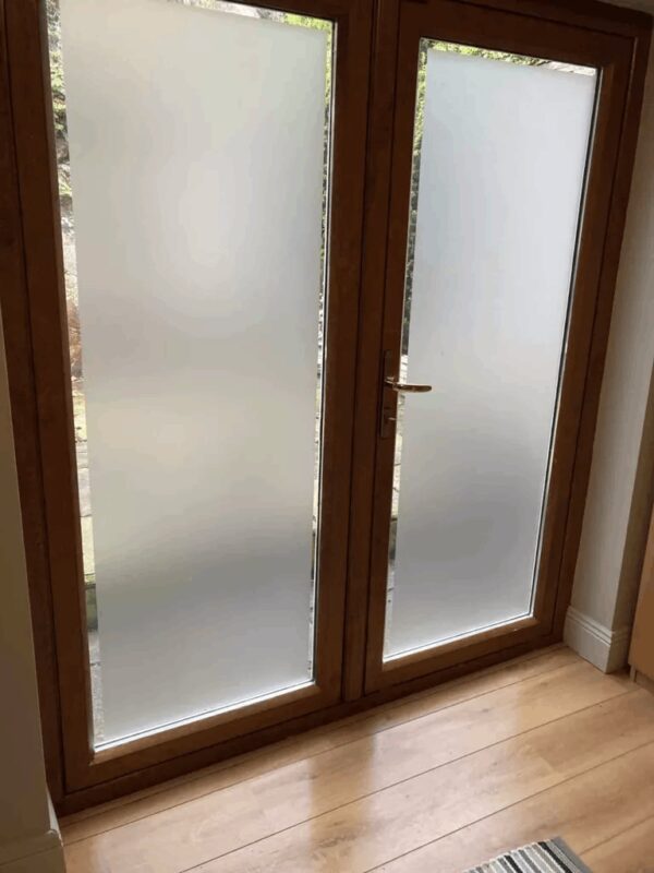 frosted door window film