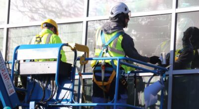 installing energy saving window film